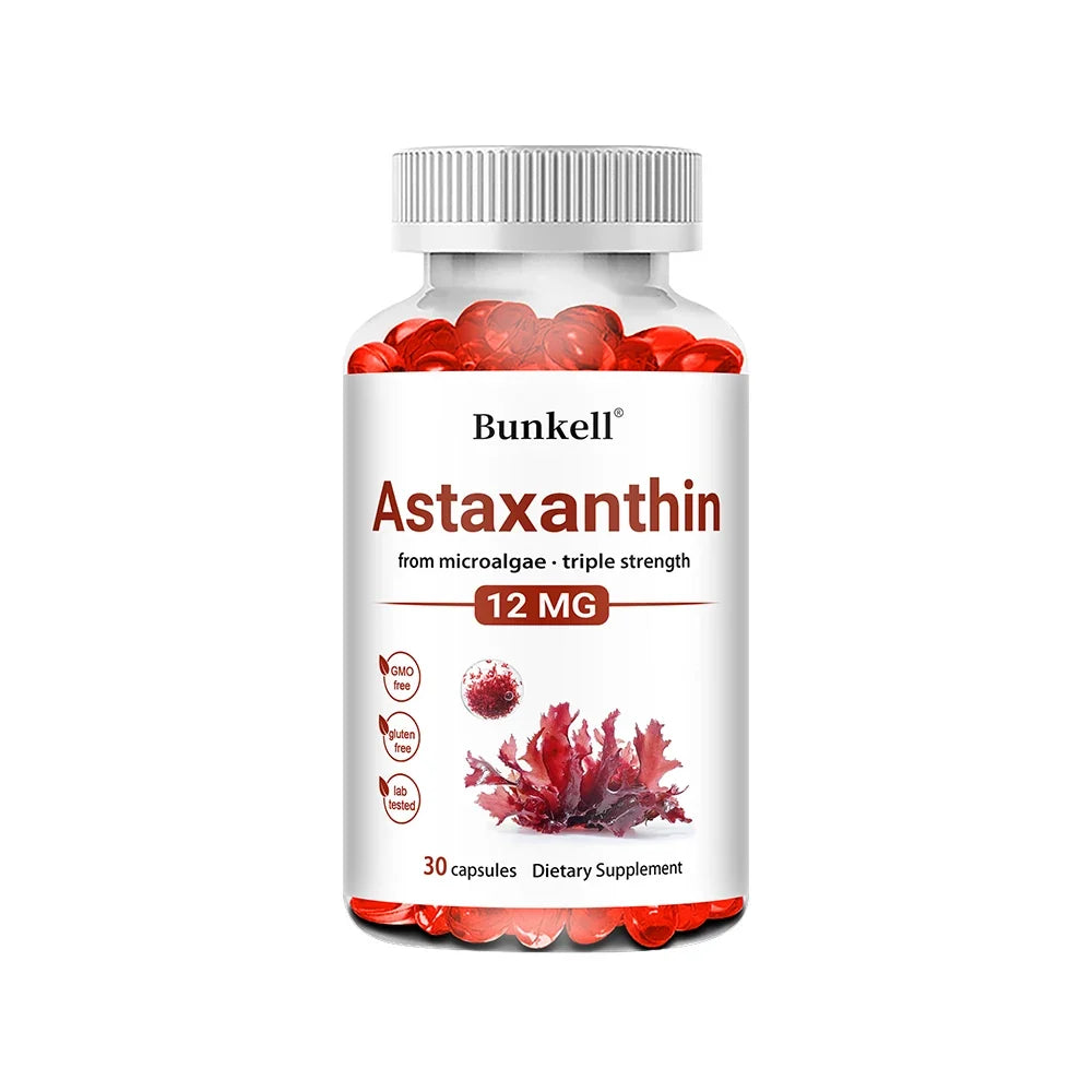 Astaxanthin 12mg Softgel — 30 Capsules / 1 Bottle