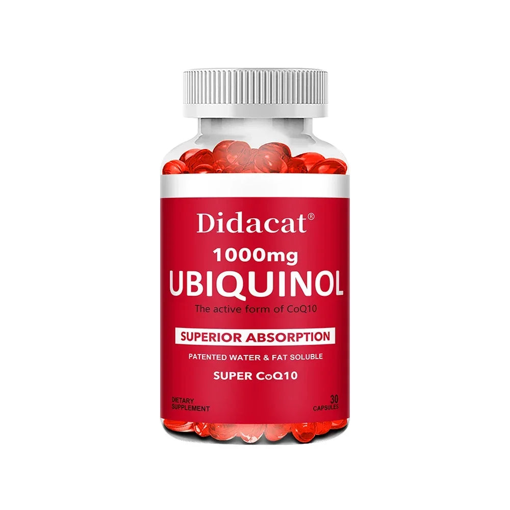 Ubiquinol CoQ10 1000mg Capsules — 30 Capsules / 1 Bottle