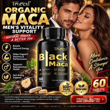 Maca Ashwagandha Energy & Vitality — 60 Tablets / 1 Bottle